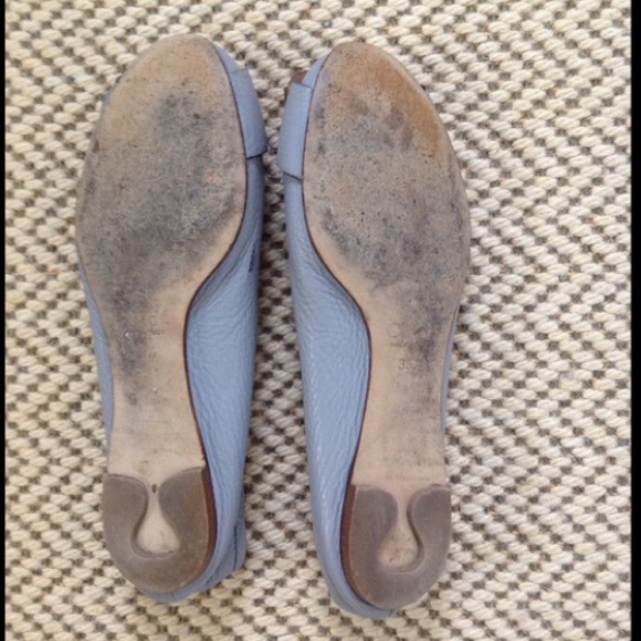 Chloe cool grey (periwinkle) ballet flats - Picture 2 of 4